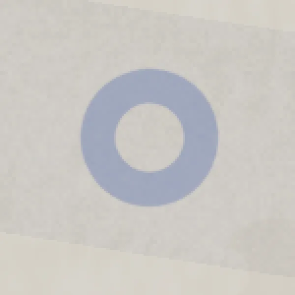 Continuous grain, the marker almost vanished into a flat fill